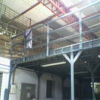 Mezzanine Floor With Slotted Angle