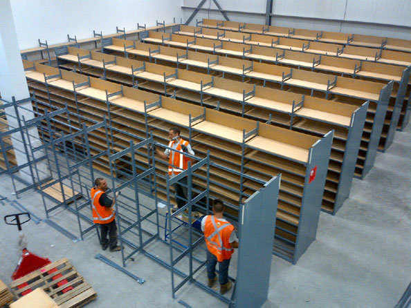 On-site Raking & Shelving Installation