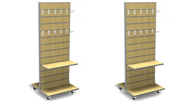 Slat Wall Display Racks