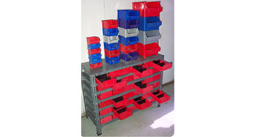Steel Stackable Bins In Plymouth